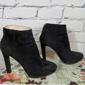 Prada Soft Black Suede Boots